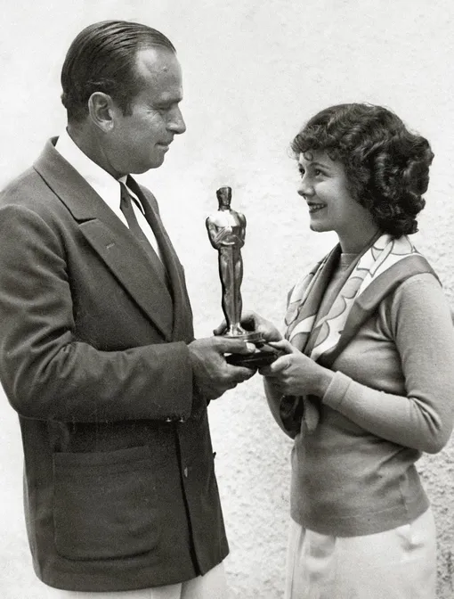 Джанет Гейнор на первой церемонии премии «Оскар» в 1929 году