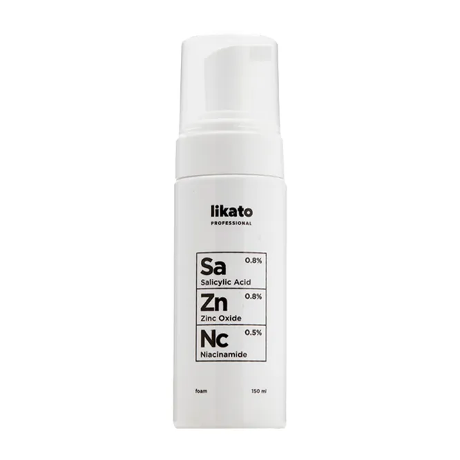 Пенка с ниацинамидом, цинком и салициловой кислотой, Likato