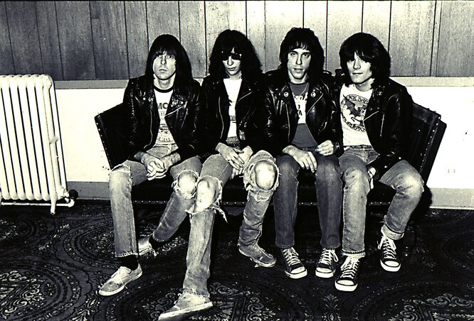 Группа Ramones в 1977 году