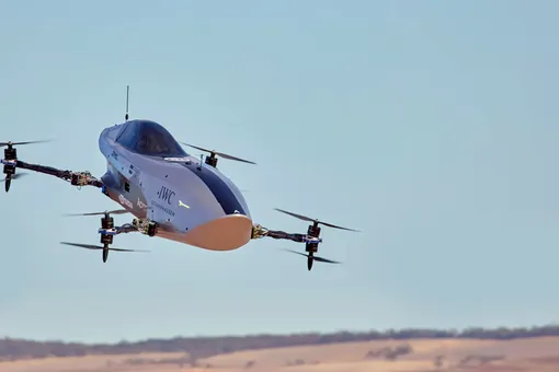 В Австралии испытали беспилотный электромобиль для будущих воздушных гонок в стиле «Формулы-1»
