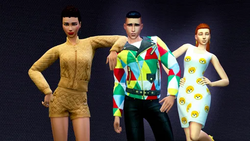 Одежда Moschino в игре Sims