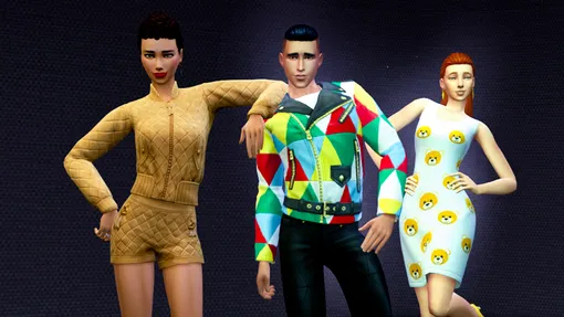 Одежда Moschino в игре Sims Одежда Moschino в игре Sims