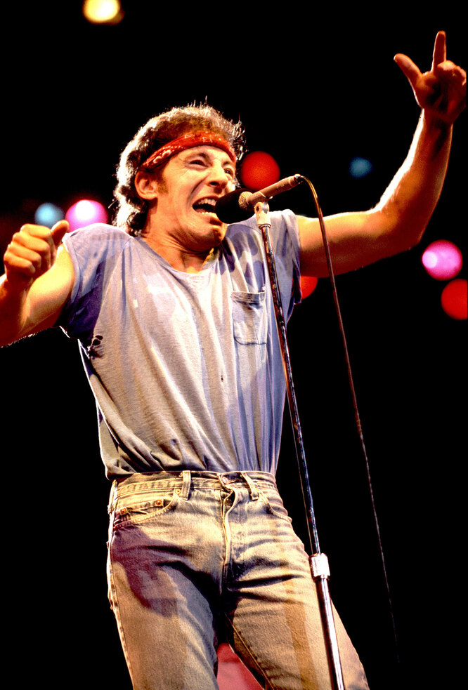 Брюс Спрингстин на одном из концертов в 1984 году