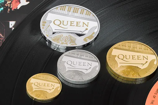 Когда встретились две королевы: британский монетный двор выпустил монеты в честь группы Queen
