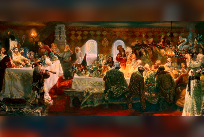 Юрий Сергеев. «Пир Ивана Грозного в Александровской слободе» Юрий Сергеев. «Пир Ивана Грозного в Александровской слободе»