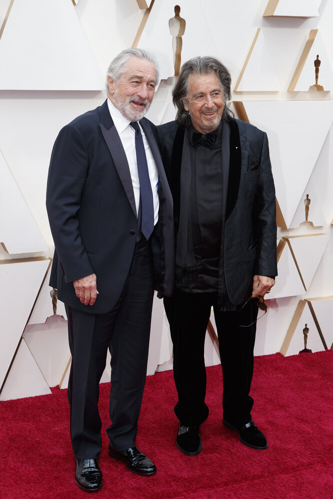 Роберт Де Ниро и Аль Пачино на церемонии «Оскар», 2020