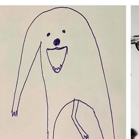 Нелепый набросок с собакой победил в конкурсе рисунков, несмотря на серьезных конкурентов. И дело не в фальсификации!