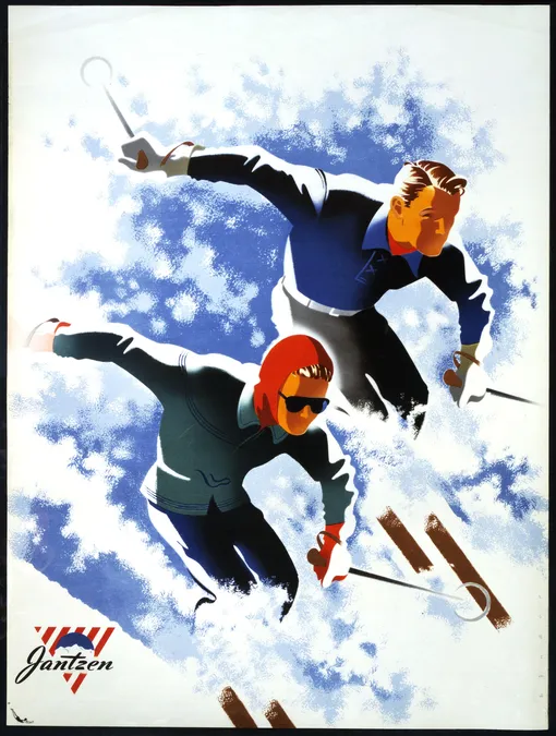 Рекламный постер Йозефа Биндера для Jantzen