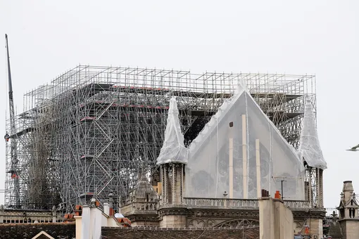 Надвигающиеся на Париж ливни могут нанести урон собору Парижской Богоматери