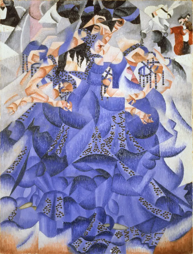 5.Джино Северини. Голубая танцовщица. 1912