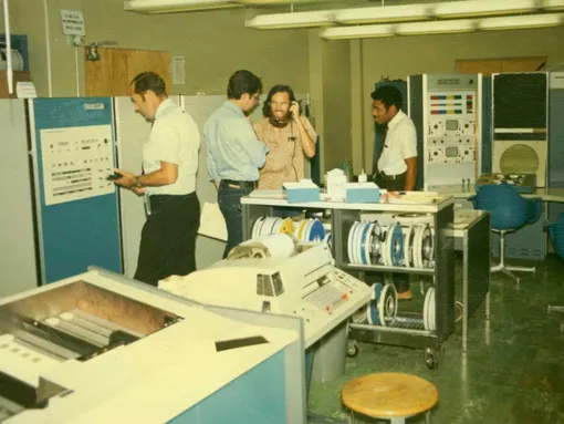 Ноды сети ARPANET в Калифорнийском университете США в 1980-х