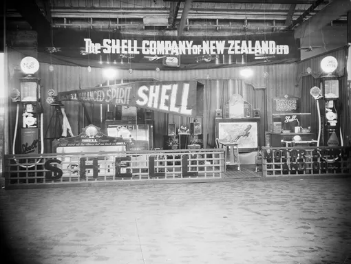Рекламный киоск Shell, Новая Зеландия