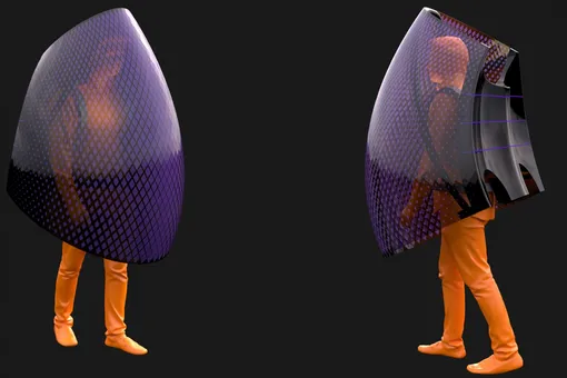 Китайский дизайнер придумал костюм «летучей мыши» для защиты от коронавируса