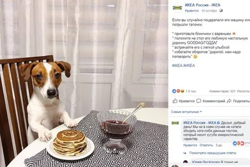 Российскую IKEA обвинили в сексизме за пост в Facebook*