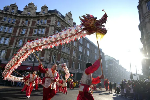 Парад в честь китайского Нового года в Лондоне, Великобритания