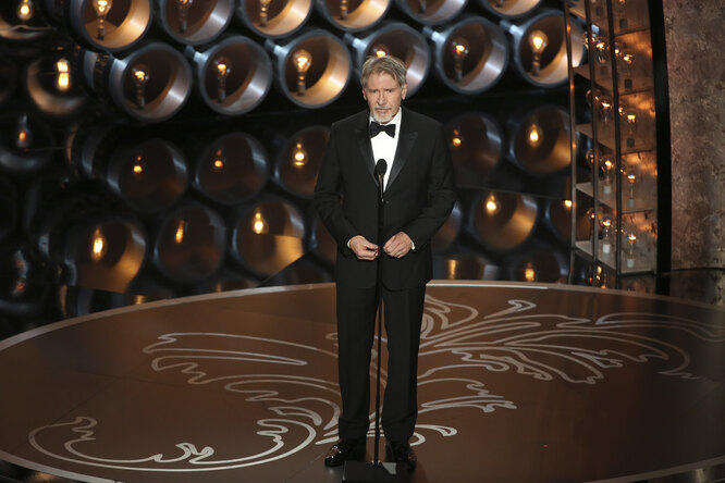 Харрисон Форд на «Оскаре», 2013