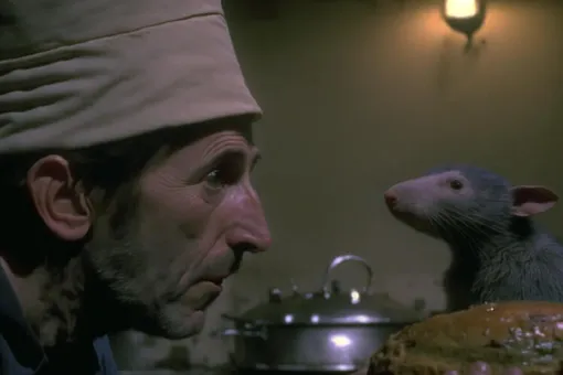 Если бы Тарковский снял «Рататуя»: нейросеть создала мрачные кадры несуществующего фильма про крысу. На Reddit уже начали развивать сюжет