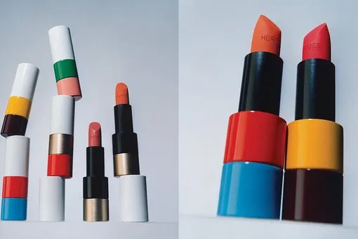 Модный дом Hermès начинает выпускать косметику: посмотрите на помады в многоразовых упаковках