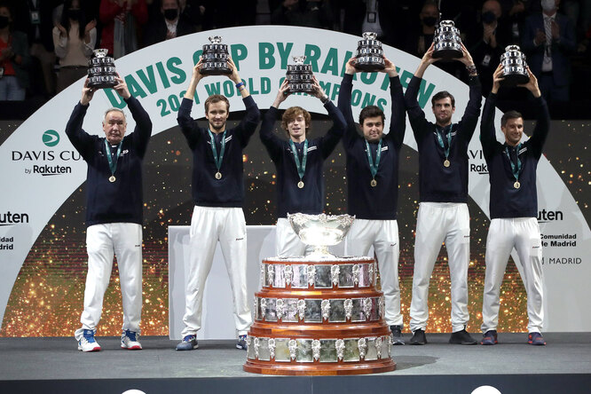 Сборная России по теннису впервые с 2006 года выиграла Кубок Дэвиса