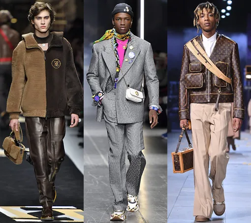 Fendi, Versace, Louis Vuitton осень-зима 2019