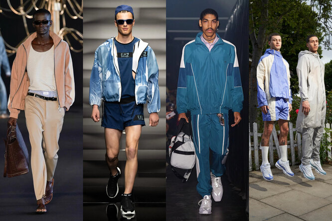 Martine Rose, Emporio Armani, Rhude, Saul Nash весна-лето 2023 Martine Rose, Emporio Armani, Rhude, Saul Nash весна-лето 2023