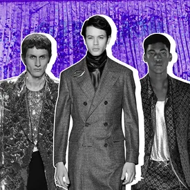 Мужчины в нарядном: самые интересные мужские образы на неделе высокой моды в Париже