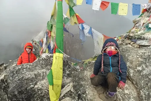 Четырехлетняя девочка установила рекорд при восхождении на Эверест