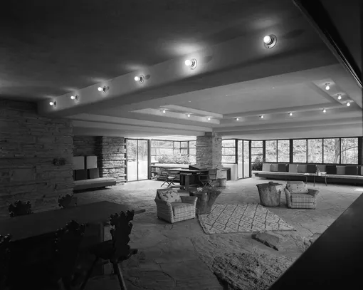 Interior view of Fallingwater / Getty Images