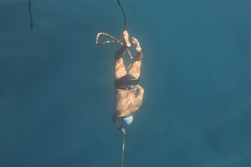 Дайвер попал в Книгу рекордов Гиннесса, погрузившись под лед на глубину 56 метров Дайвер попал в Книгу рекордов Гиннесса, погрузившись под лед на глубину 56 метров