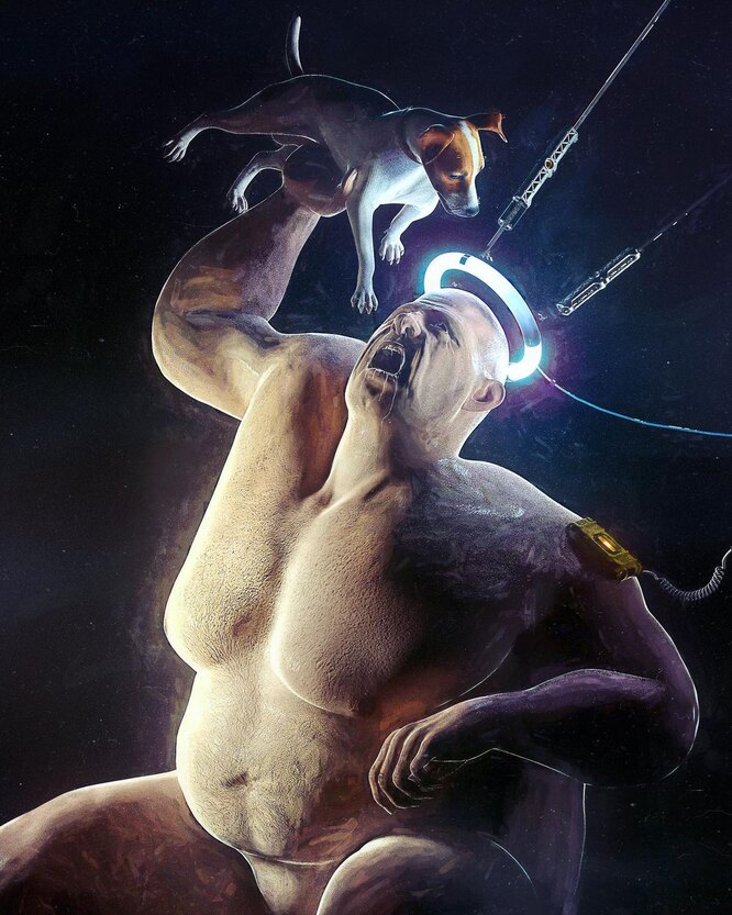 Цифровая картина американского художника Beeple. Цифровая картина американского художника Beeple.