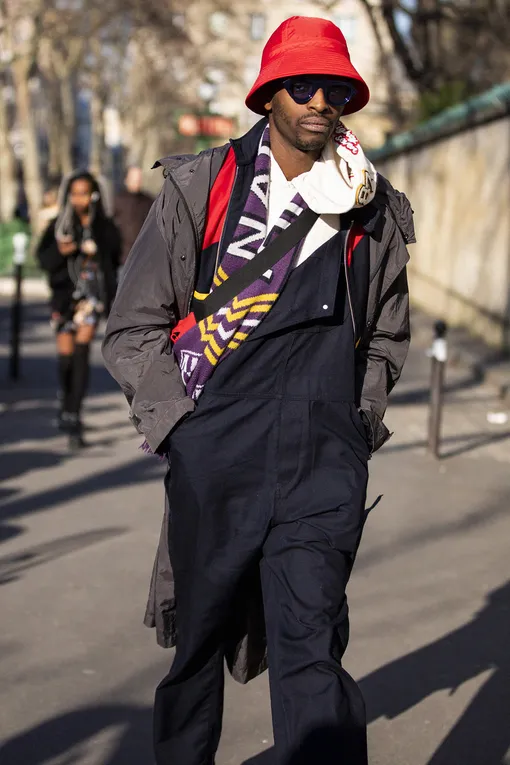 На неделе мужской моды в Париже, январь 2019