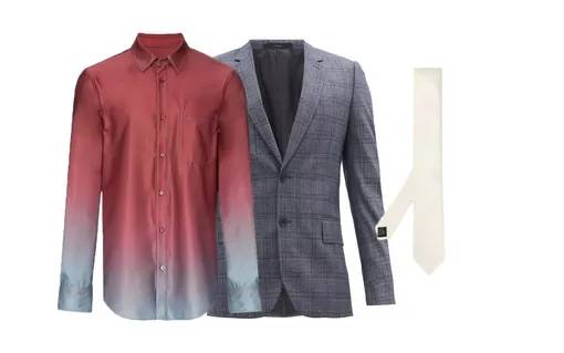 Пиджак Paul Smith, €716 ; рубашка Sies Marjan, 50 764 руб.; галстук Dolce & Gabbana, 9 897 руб.