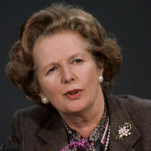 LONDON, UNITED KINGDOM — DECEMBER 06: British Prime Minister Margaret Thatcher during an EEC summit in London, 6th December 1986. (Photo by Georges De Keerle/Getty Images)