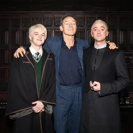 Малфои воссоединились: Джейсон Айзекс поддержал бродвейский дебют Тома Фелтона