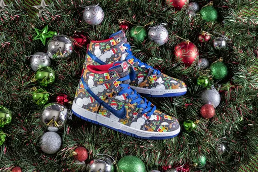 Nike SB Dunk High Concepts Ugly Christmas Sweater