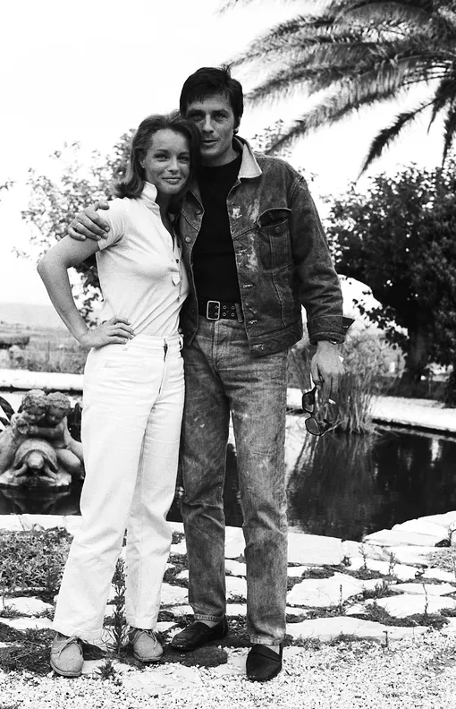 Ален Делон и Роми Шнайдер в Сен-Тропе, 1968
