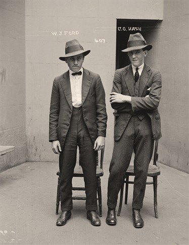 Джон Уолтер Форд и Освальд Клайв Нэш, июнь 1921 года, центральное полицейское управление, Сидней