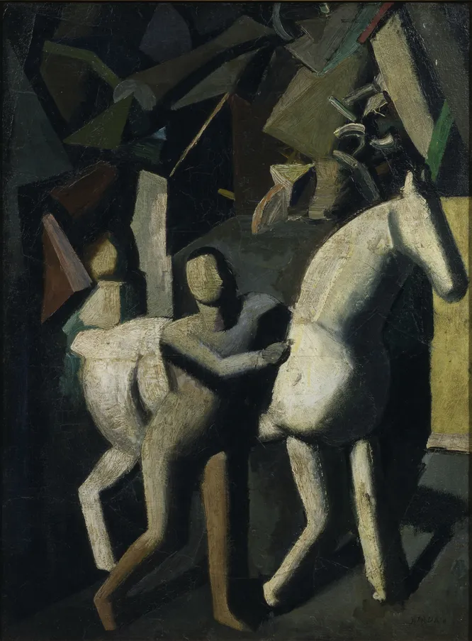 Марио Сирони. Белая лошадь. 1919