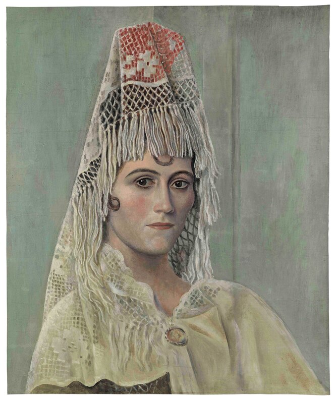 Пабло Пикассо. Ольга Хохлова в мантилье, лето-осень 1917. Фонд поддержки искусства Альмины и Бернара Руис-Пикассо, Мадрид
