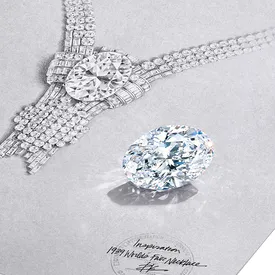 Tiffany & Co. покупают уникальный бриллиант весом 80 карат, чтобы обновить архивное колье 1939 года