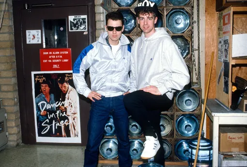 Pet Shop Boys — Крис Лоу (слева) и Нил Теннант (справа) в 1983 году