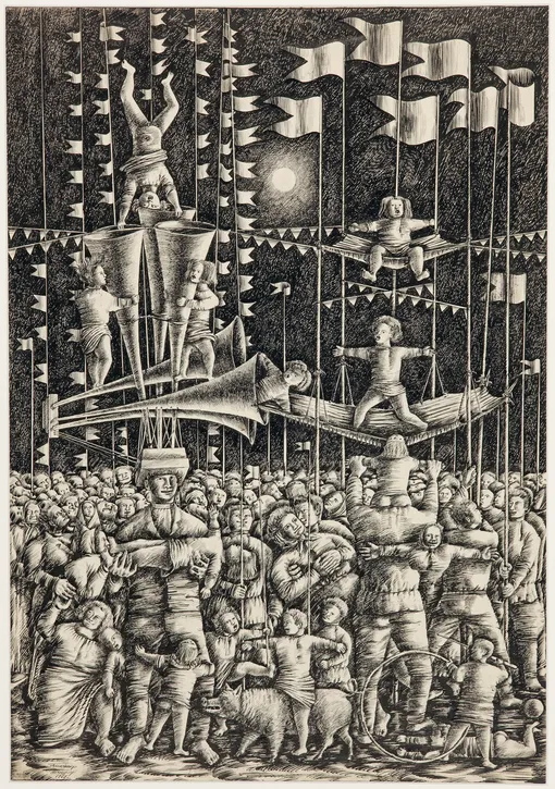 А. Тышлер, Радиооктябрины, 1925 А. Тышлер, Радиооктябрины, 1925