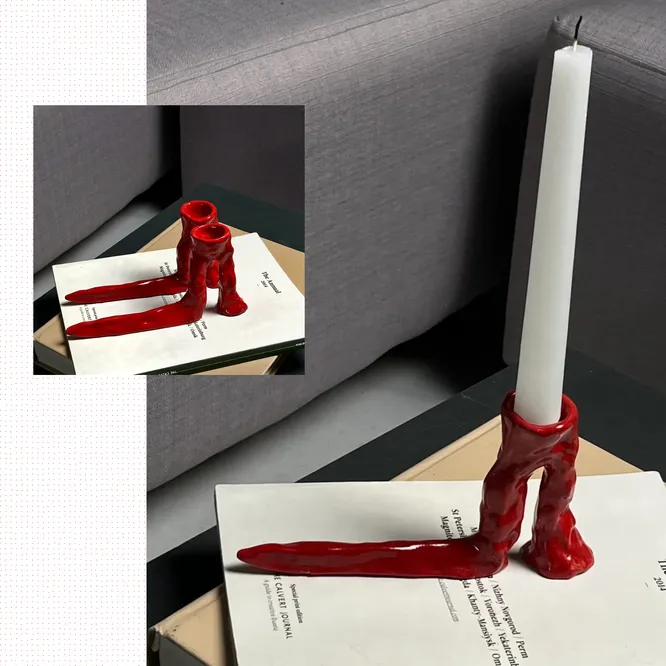 Подсвечник в виде туфельки, 2 700 руб.