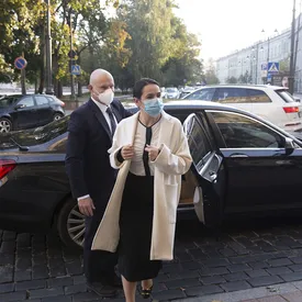 Макрон и Тихановская встретились в Вильнюсе. Они обсудили возможность новых выборов в Беларуси