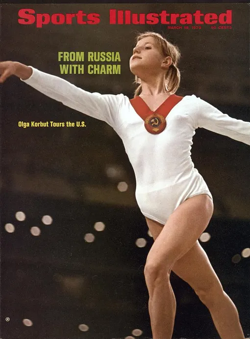Ольга Корбут на обложке Sports Illustrated в 1973 году
