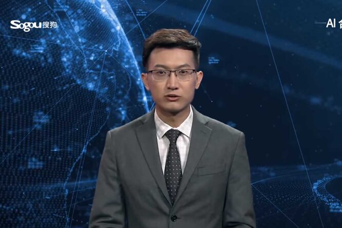 В Китае появился робот-телеведущий. Он способен работать круглые сутки без зарплаты и еды