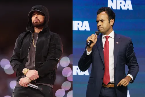 Эминем запретил кандидату в президенты США Рамасвами использовать его музыку в предвыборной кампании