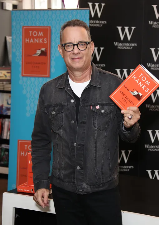 Том Хэнкс на презентации своей книги в Лондоне, 2017