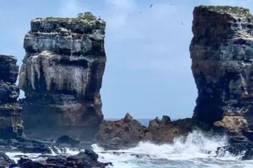 На Галапагосских островах обрушилась знаменитая Арка Дарвина
