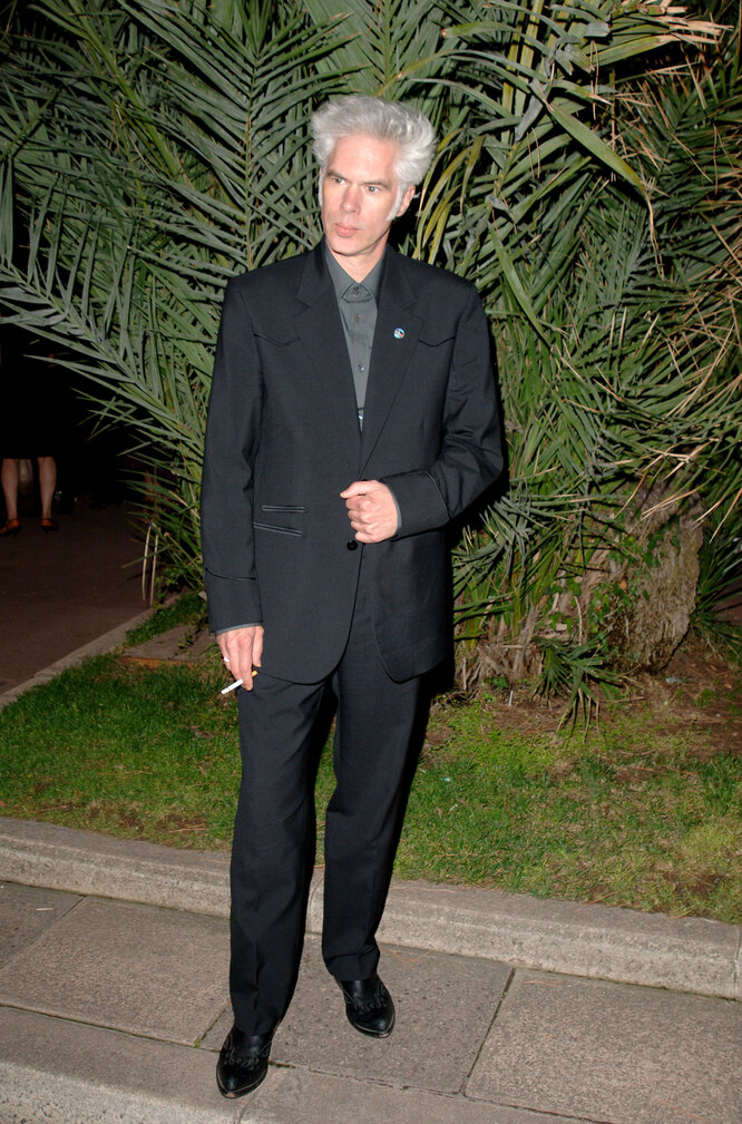 Jim Jarmusch during 2005 Cannes Film Festival — Closing Ceremony Departures at Le Palais de Festivals in Cannes, France. (Photo by